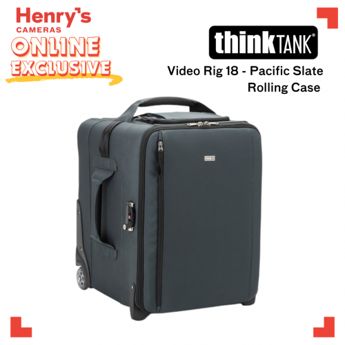 Thinktank Video Rig 18 - Pacific Slate Rolling Case