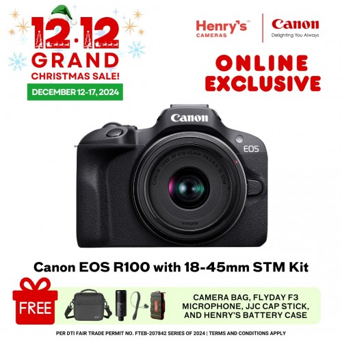 Canon EOS R100 with 18-45mm STM Kit