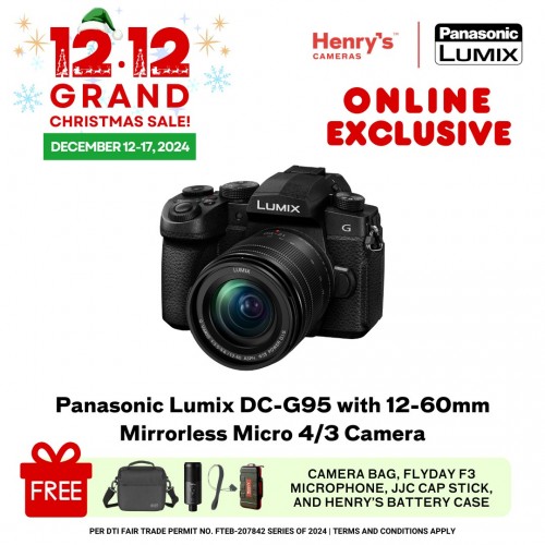 Panasonic Lumix DC-G95 with 12-60mm Mirrorless Micro 4/3 Camera