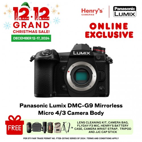 Panasonic Lumix DMC-G9 Mirrorless Micro 4/3 Camera Body