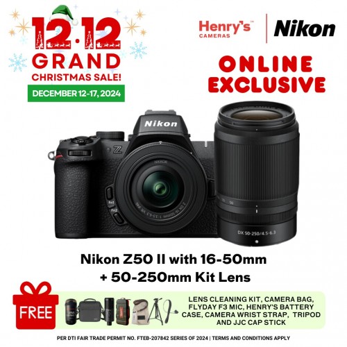 Nikon Z50 II with 16-50mm + 50-250mm Kit Lens