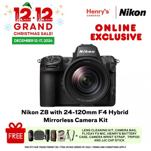 Nikon Z8 with 24-120mm F4 Hybrid Mirrorless Camera Kit 