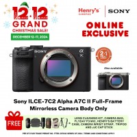 Sony ILCE-7C2 Alpha A7C II Full-Frame Mirrorless Camera Body Only