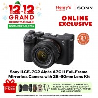 Sony ILCE-7C2 Alpha A7C II Full-Frame Mirrorless Camera with 28-60mm Lens Kit