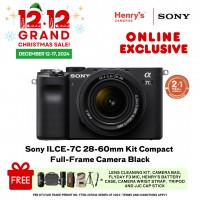 Sony ILCE-7C 28-60mm Kit Compact Full-Frame Camera Black