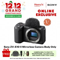 Sony ZV-E10 II Mirrorless Camera Body Only