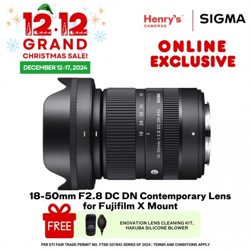 Sigma 18-50mm F2.8 DC DN Contemporary Lens - Fujifilm X Mount