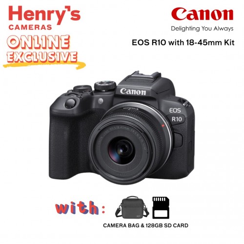 Canon EOS R10 with 18-45mm Kit