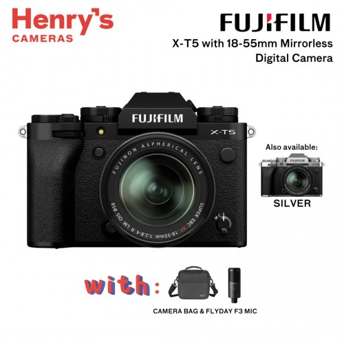 Fujifilm X-T5 with 18-55mm Mirrorless Digital Camera