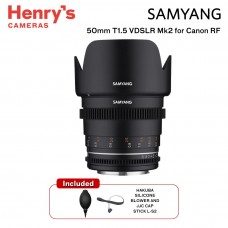 Samyang 50mm T1.5 VDSLR Mk2 for Canon RF