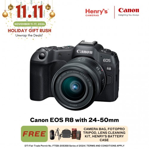 Canon EOS R8 with 24-50mm IS STM Kit