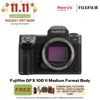 Fujifilm GFX 100 II Medium Format Mirrorless Camera Body [Pre-Order]