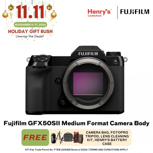 Fujifilm GFX50SII Medium Format Camera Body