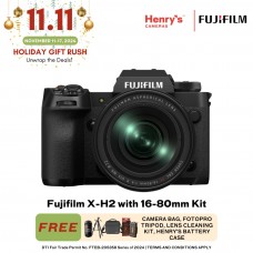 Fujifilm X-H2 with 16-80mm Kit