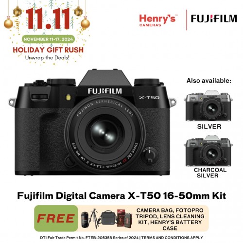 Fujifilm Digital Camera X-T50 16-50mm Kit