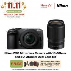 Nikon Z30 Mirrorless Camera with 16-50mm and 50-250mm Dual Lens Kit