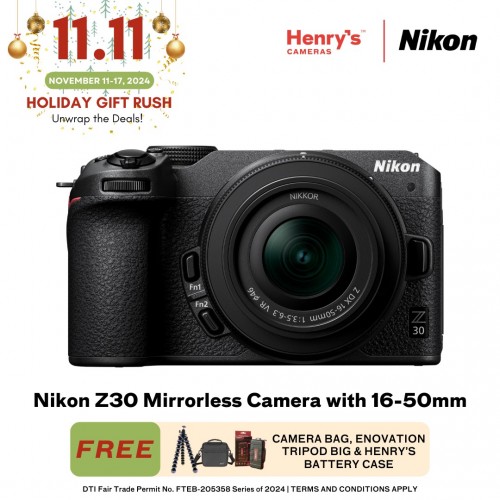 Nikon Z30 Mirrorless Camera with 16-50mm