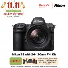 Nikon Z8 with 24-120mm F4 Hybrid Mirrorless Camera Kit 