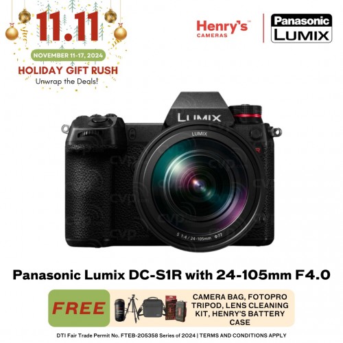 Panasonic Lumix DC-S1R with 24-105mm F4.0