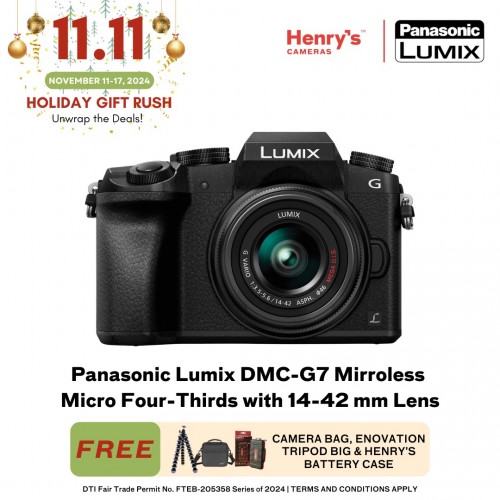 Panasonic Lumix DMC-G7 Mirrorless Micro Four-Thirds with 14-42 mm Lens