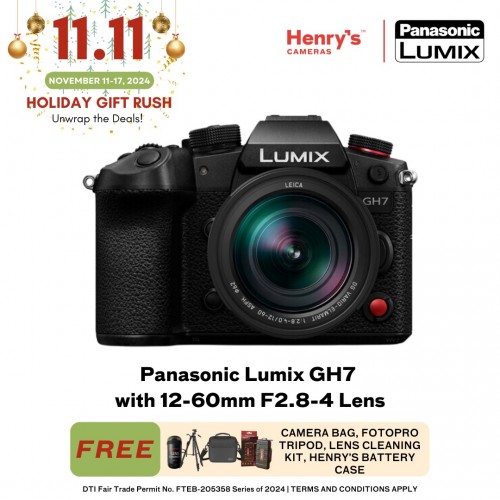 Panasonic Lumix GH7 with 12-60mm F2.8-4 Lens