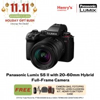 Panasonic Lumix S5 II with 20-60mm Hybrid Full-Frame Camera