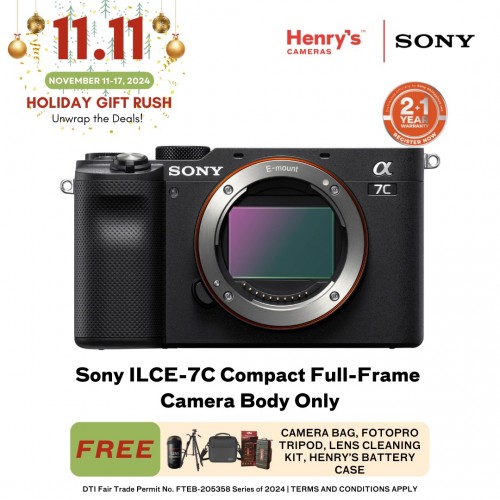 Sony ILCE-7C Compact Full-Frame Camera Body Only