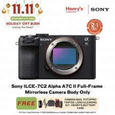 Sony ILCE-7C2 Alpha A7C II Full-Frame Mirrorless Camera Body Only