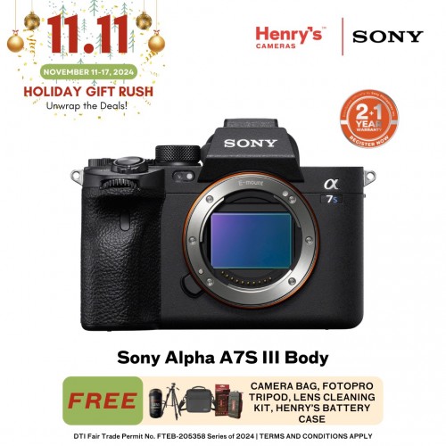 Sony Alpha A7S III Body (Sony Phils)