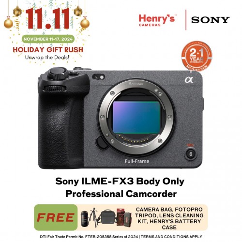 Sony ILME-FX3 Body Only Professional Camcorder