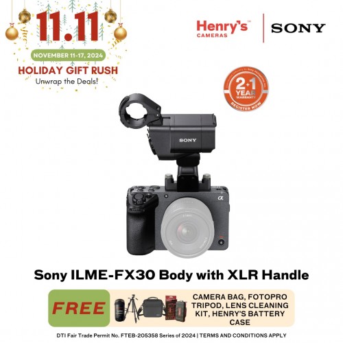 Sony ILME-FX30 Body with XLR Handle