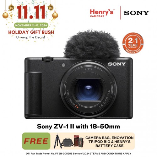 Sony ZV-1 II with 18-50mm