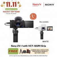 Sony ZV-1 Digital Vlog Camera with VCT-SGR1 Grip