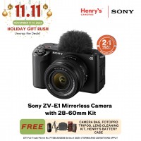 Sony ZV-E1 Mirrorless Camera with 28-60mm Kit