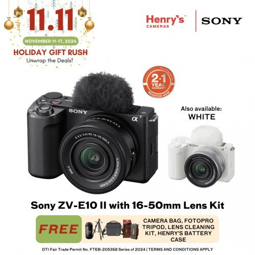 Sony ZV-E10 II Mirrorless Camera with 16-50mm Lens Kit