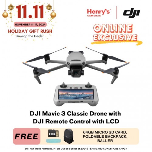 DJI Mavic 3 Classic Drone with DJI Remote Control with LCD