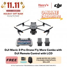 DJI Mavic 3 Pro Drone Fly More Combo with DJI Remote Control with LCD