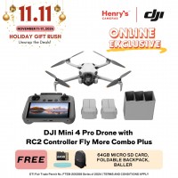 DJI Mini 4 Pro Drone with RC2 Controller Fly More Combo Plus