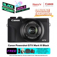 Canon Powershot G7X Mark III Black