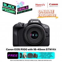 Canon EOS R100 with 18-45mm STM Kit