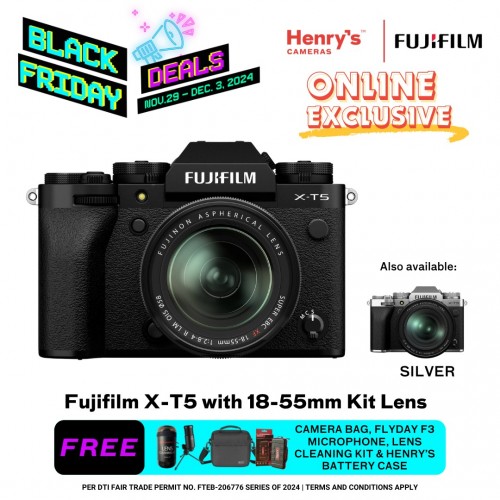 Fujifilm X-T5 with 18-55mm Mirrorless Digital Camera