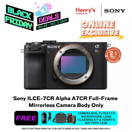 Sony ILCE-7CR Alpha A7CR Full-Frame Mirrorless Camera Body Only