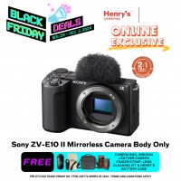 Sony ZV-E10 II Mirrorless Camera Body Only