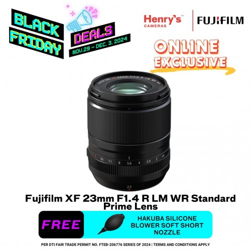 Fujifilm XF 23mm F1.4 R LM WR Standard Prime Lens