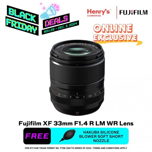 Fujifilm XF 33mm F1.4 R LM WR Lens