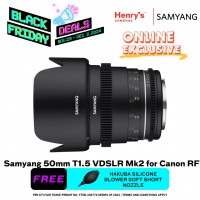 Samyang 50mm T1.5 VDSLR Mk2 for Canon RF