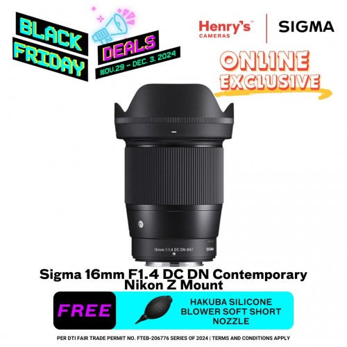 Sigma 16mm F1.4 DC DN Contemporary Nikon Z Mount