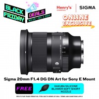 Sigma 20mm F1.4 DG DN Art for Sony E Mount