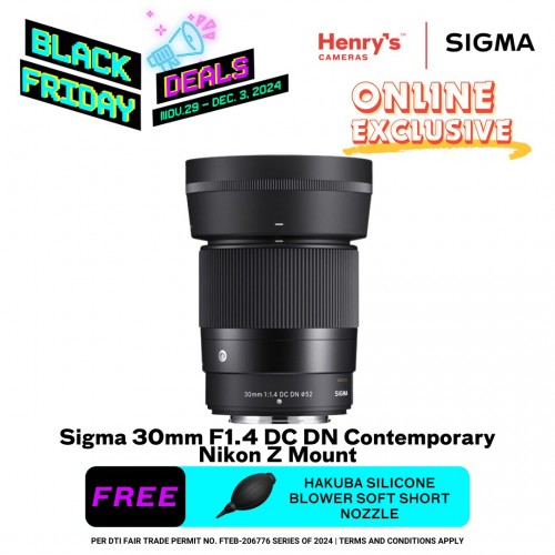 Sigma 30mm F1.4 DC DN Contemporary Nikon Z Mount