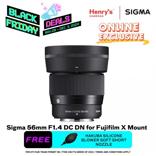 Sigma 56mm F1.4 DC DN for Fujifilm X Mount